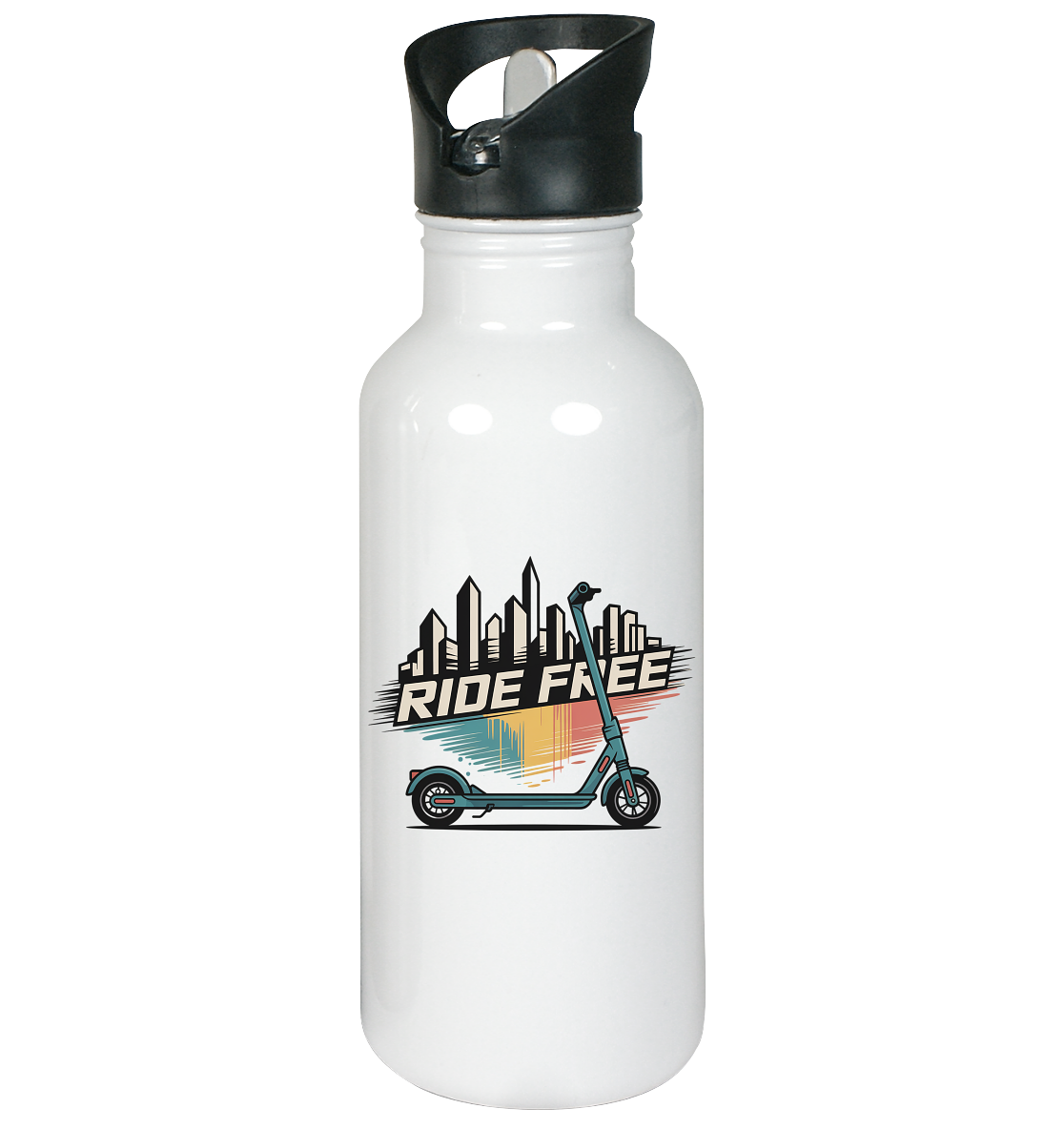 Ride free - Edelstahl-Trinkflasche