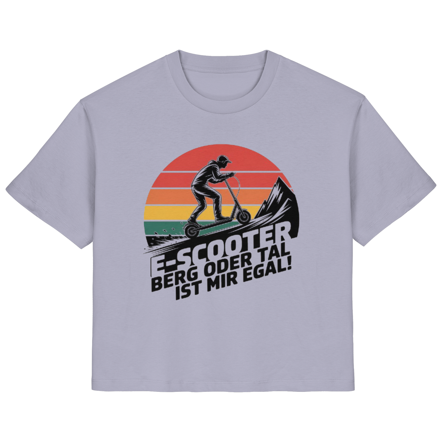 E-Scooter Berg oder Tal ist mir egal - Ladies Organic Shirt