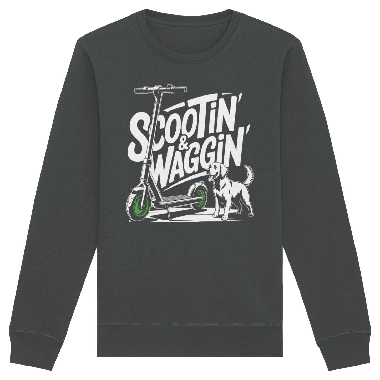 Scootin’ & Waggin’ - Organic Basic Unisex Sweatshirt