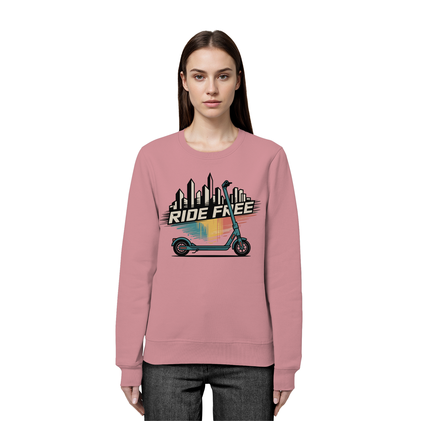 Ride free - Organic Basic Unisex Sweatshirt