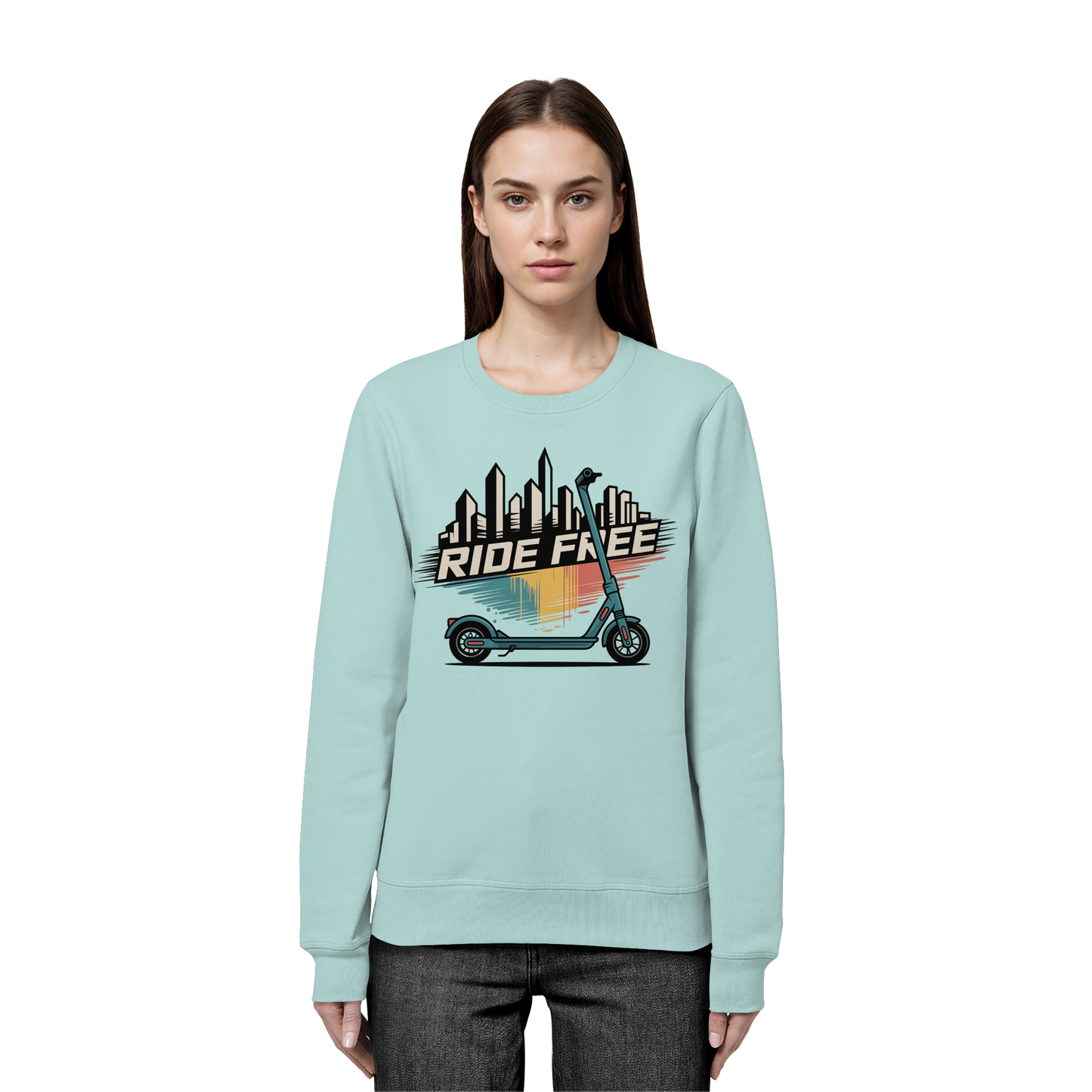 Ride free - Organic Basic Unisex Sweatshirt