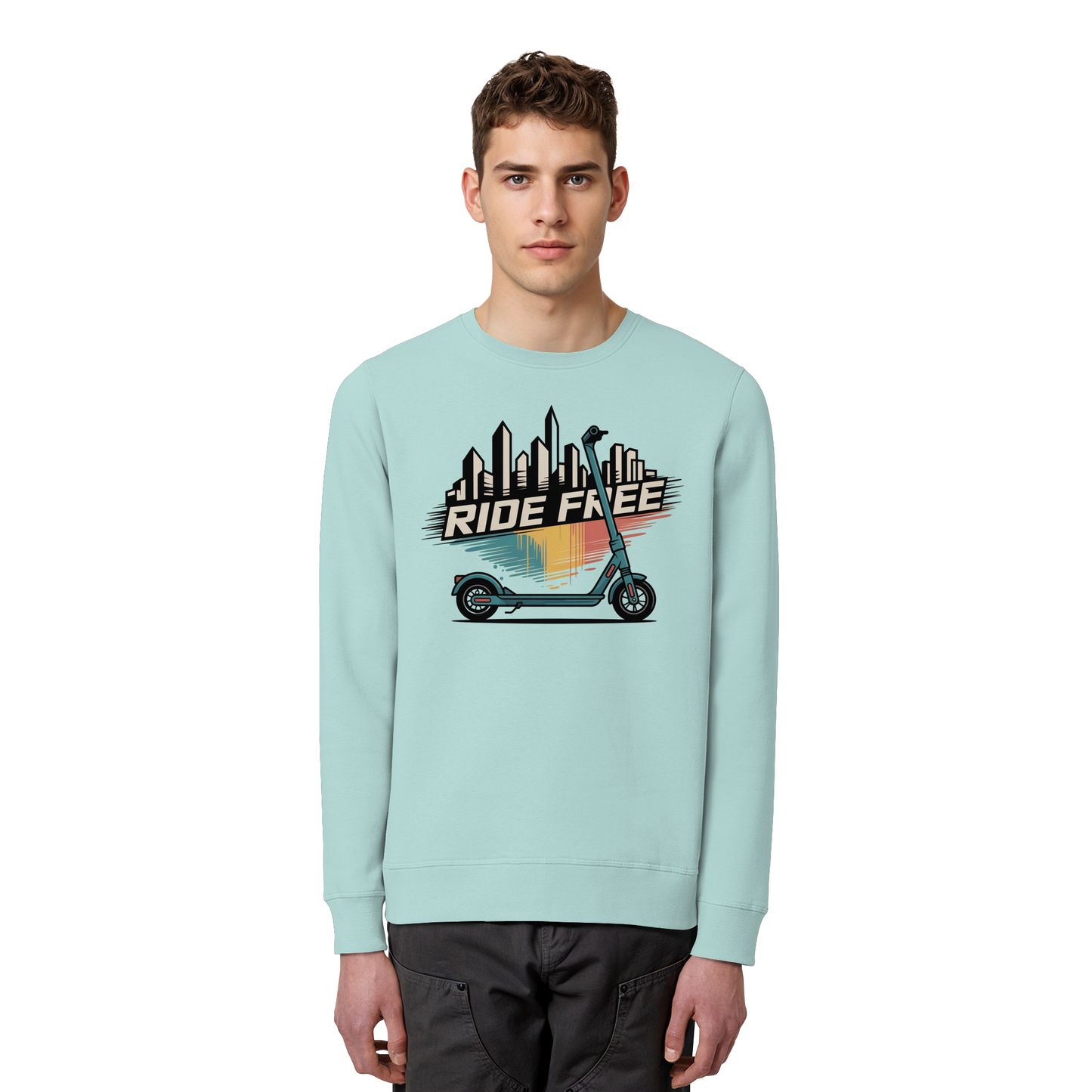 Ride free - Organic Basic Unisex Sweatshirt