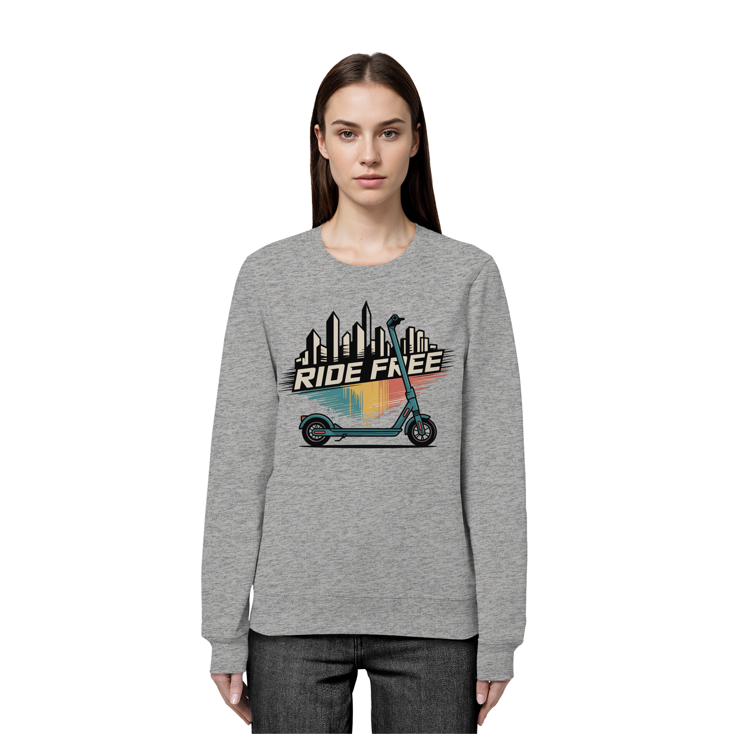 Ride free - Organic Basic Unisex Sweatshirt