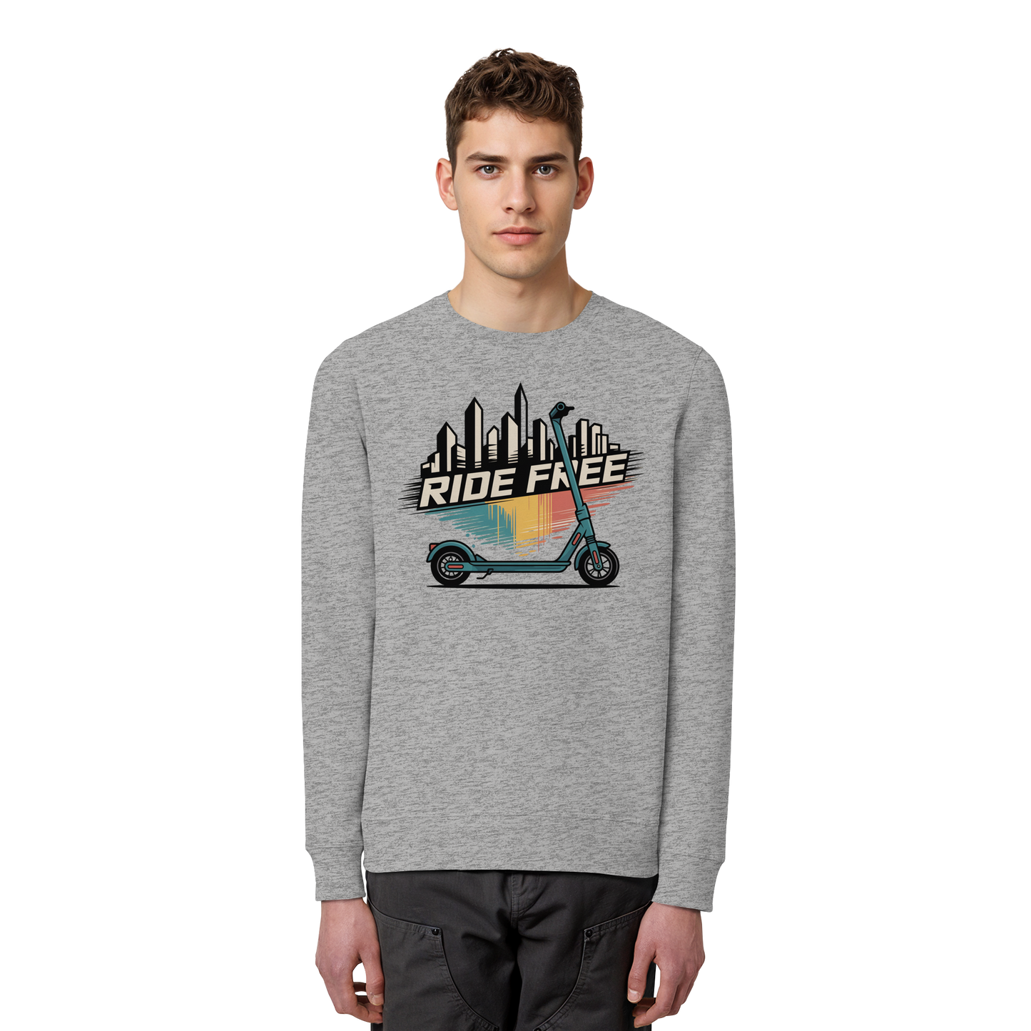 Ride free - Organic Basic Unisex Sweatshirt