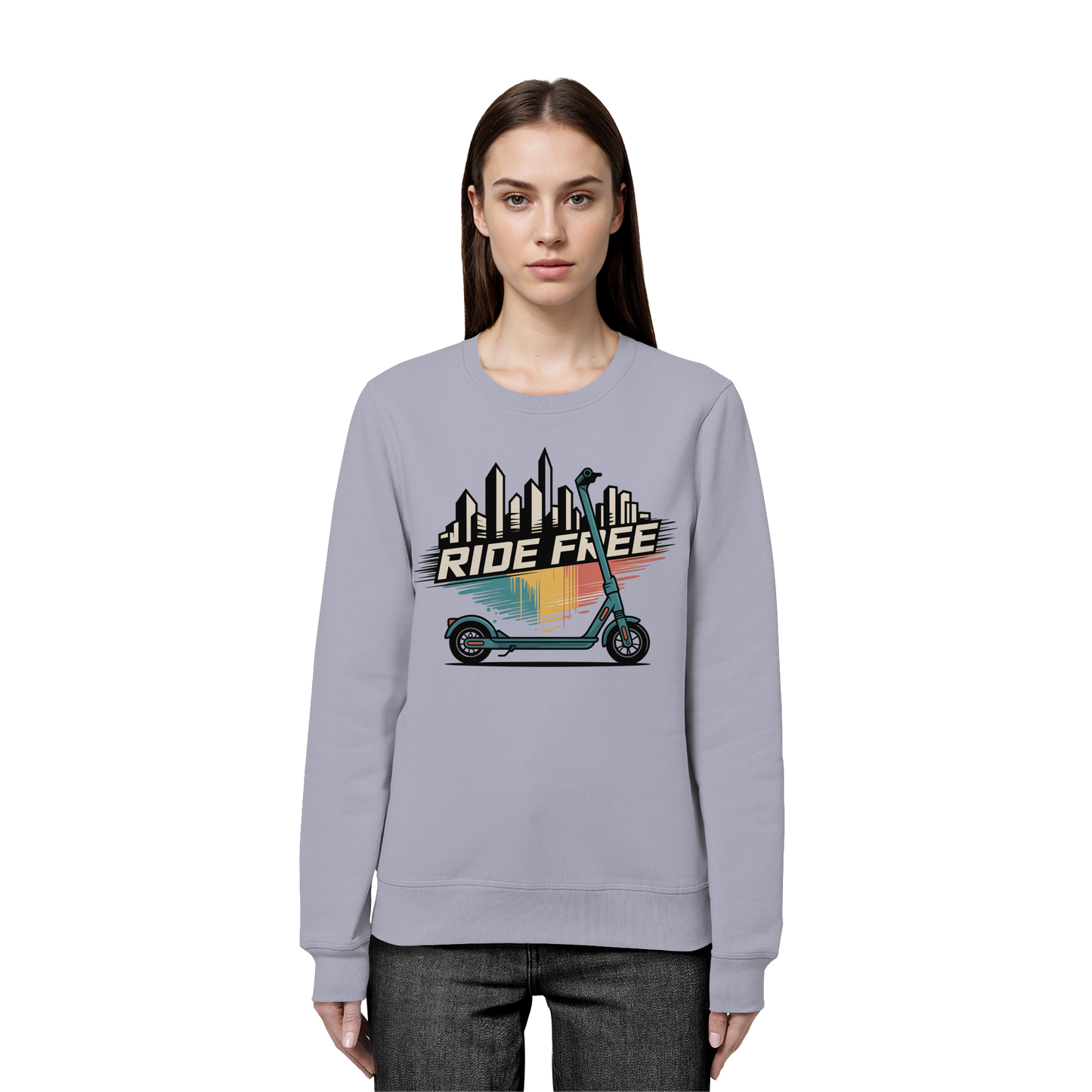 Ride free - Organic Basic Unisex Sweatshirt