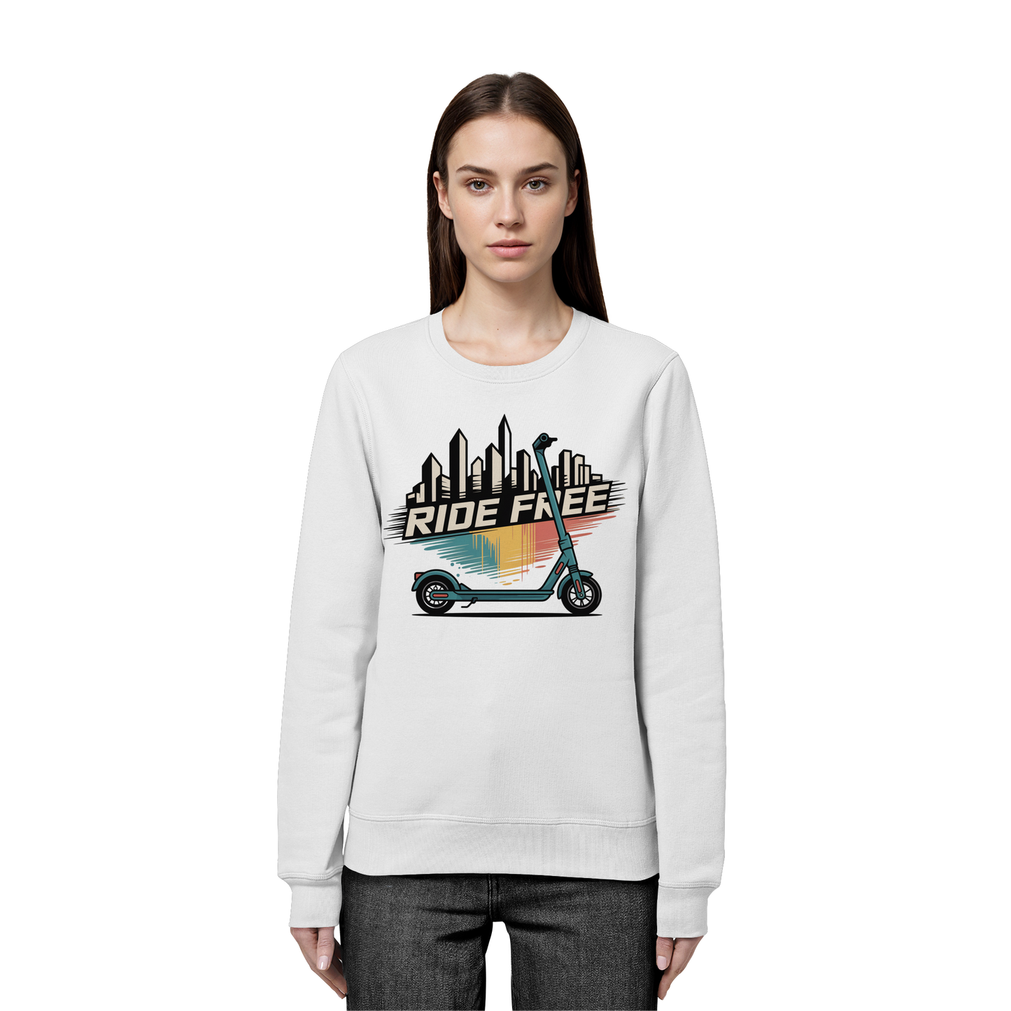 Ride free - Organic Basic Unisex Sweatshirt