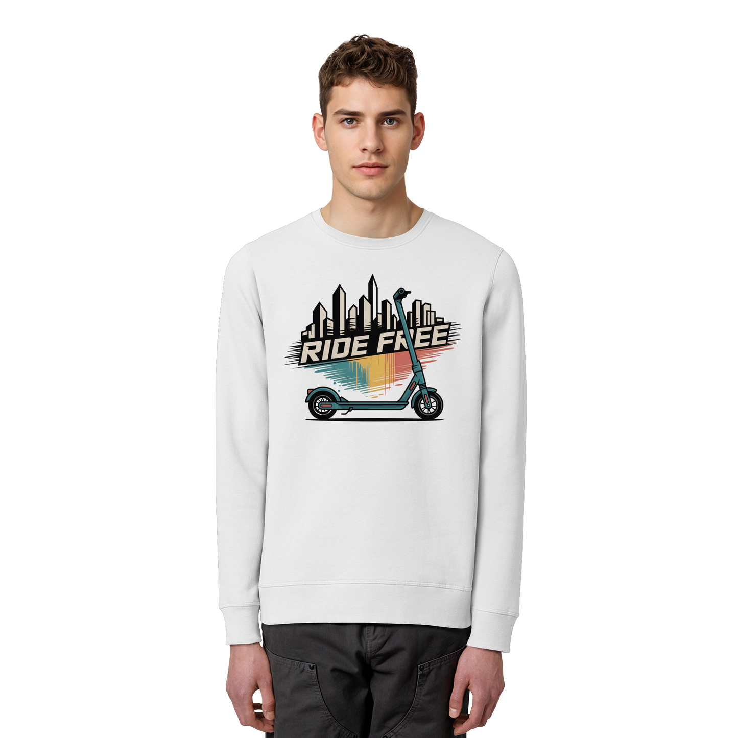 Ride free - Organic Basic Unisex Sweatshirt