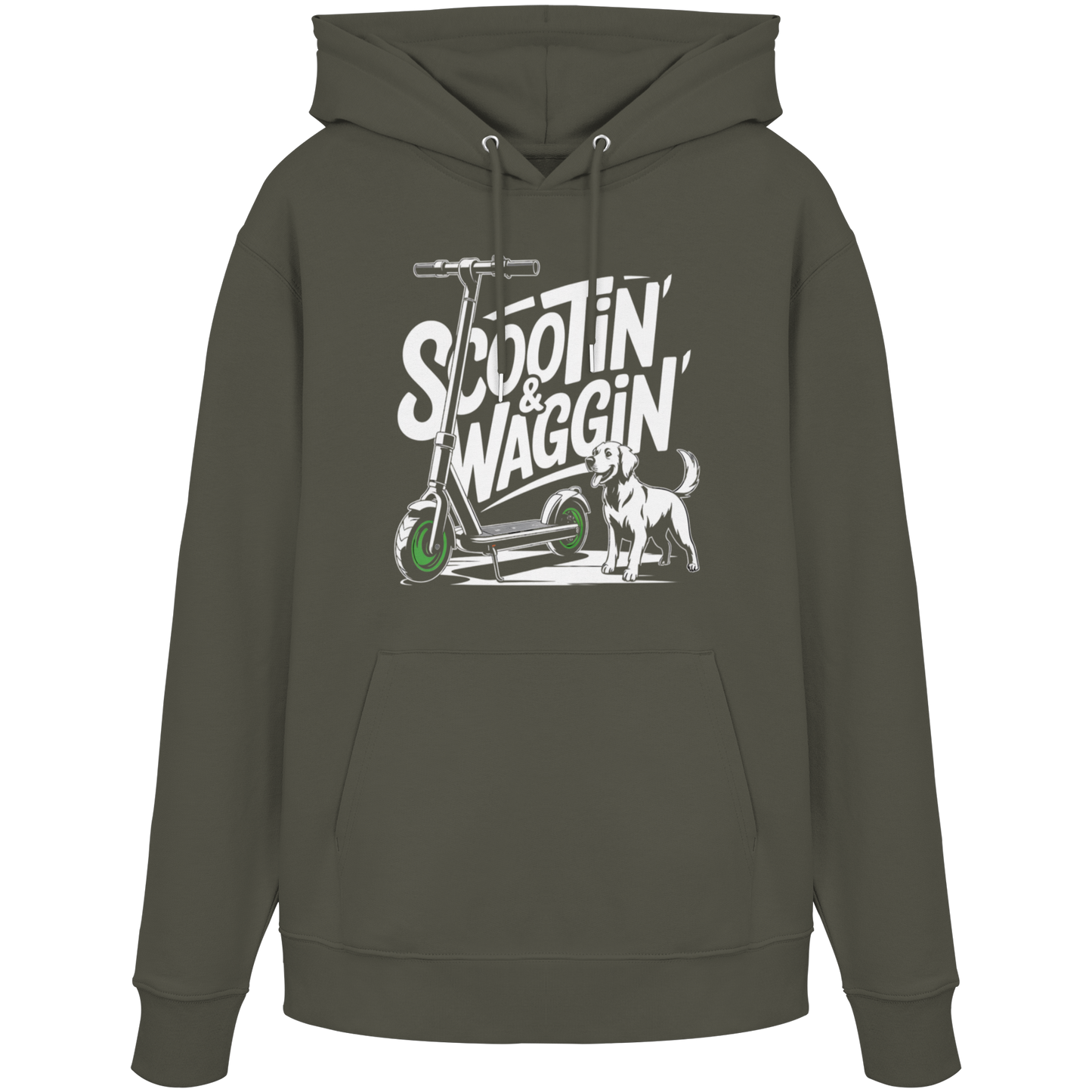 Scootin’ & Waggin’ - Organic Hoodie