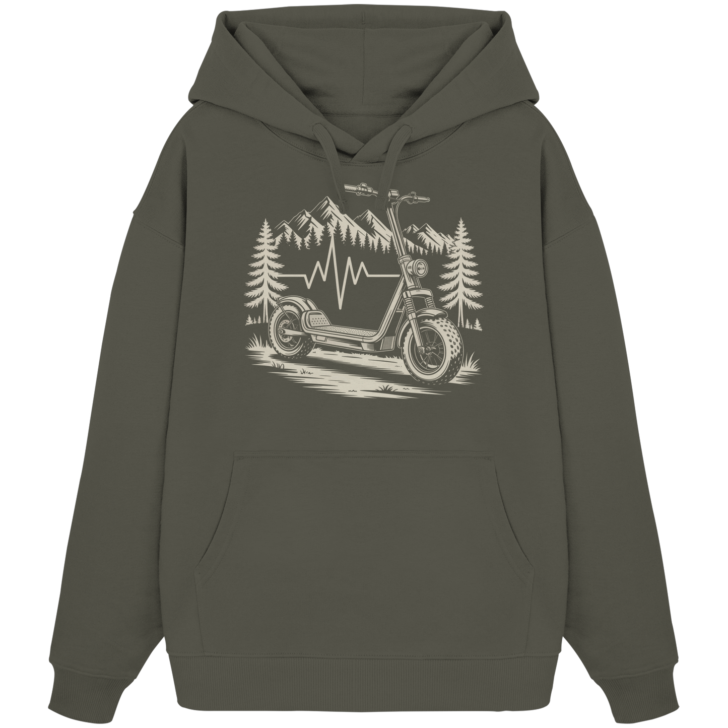 Heartbeat Offroad E-Scooter - Organic Oversize Hoodie