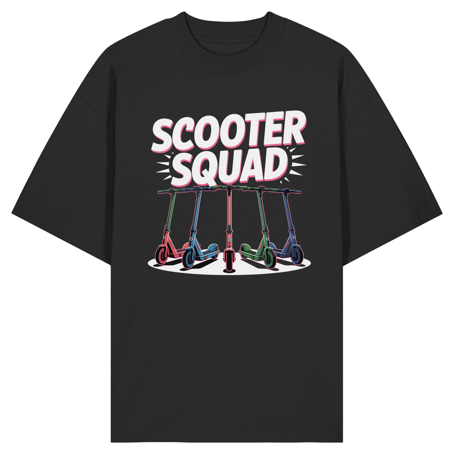 Scooter Squad - Organic Oversize Shirt