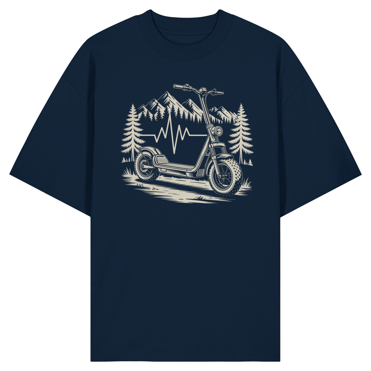 Heartbeat Offroad E-Scooter - Organic Oversize Shirt
