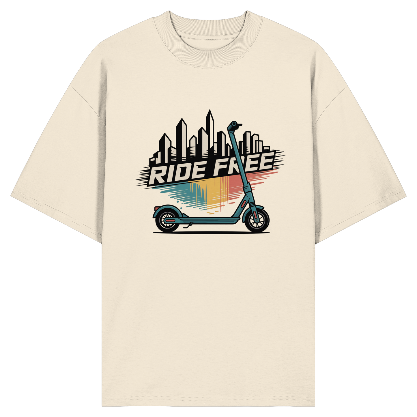 Ride free - Organic Oversize Shirt