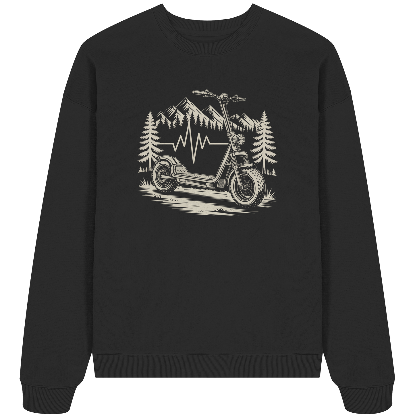 Heartbeat Offroad E-Scooter - Organic Oversize Sweatshirt