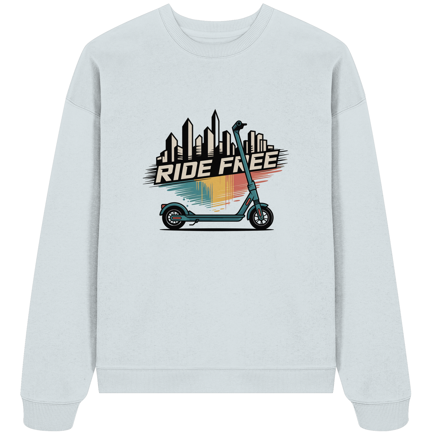 Ride free - Organic Oversize Sweatshirt
