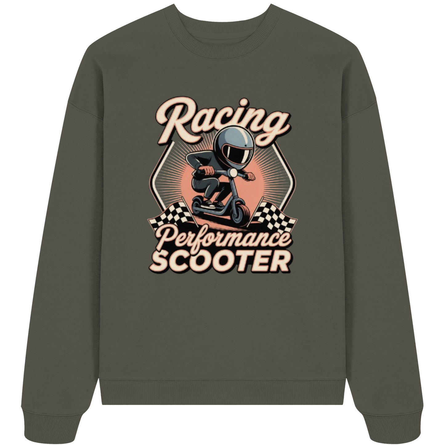 Racing Performance Scooter - Organic Oversize Sweatshirt