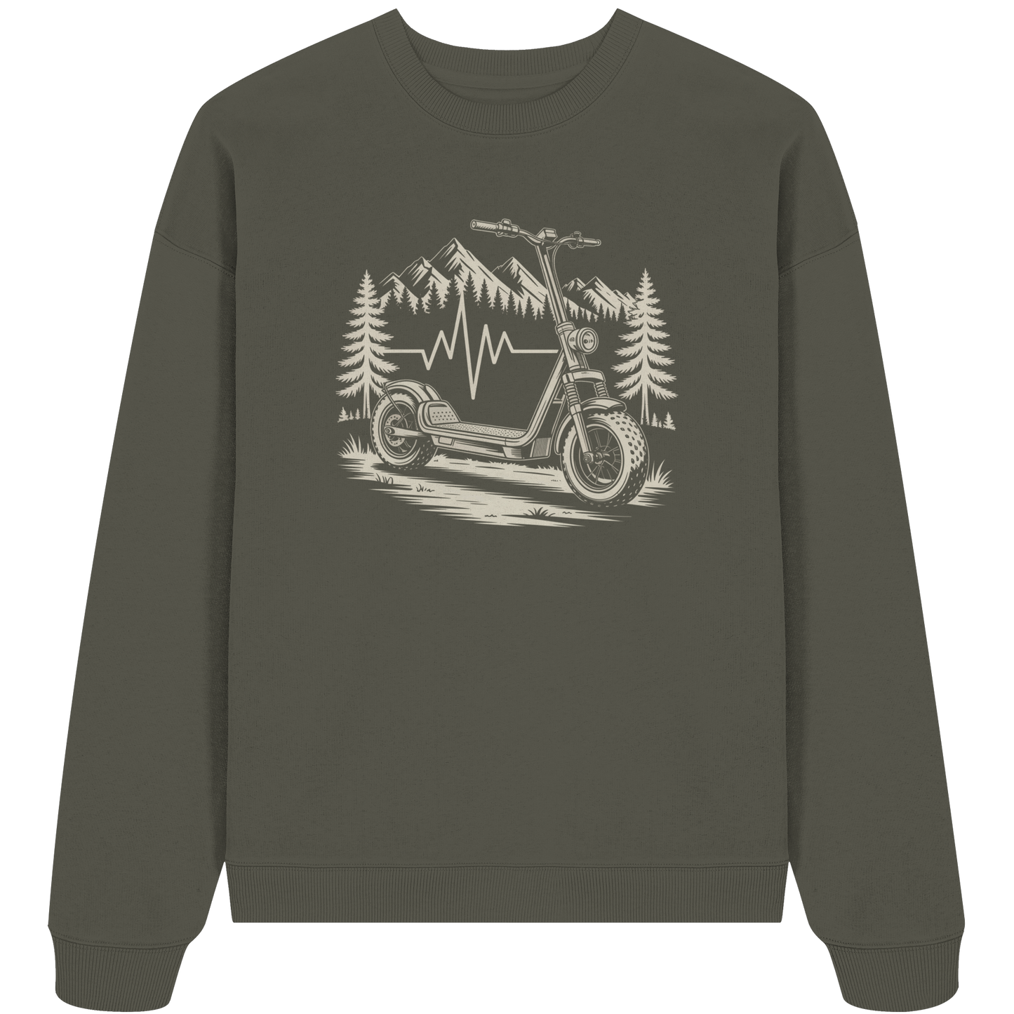 Heartbeat Offroad E-Scooter - Organic Oversize Sweatshirt