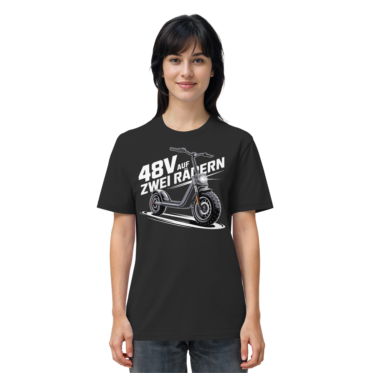 48 V auf zwei Rädern - Organic Shirt