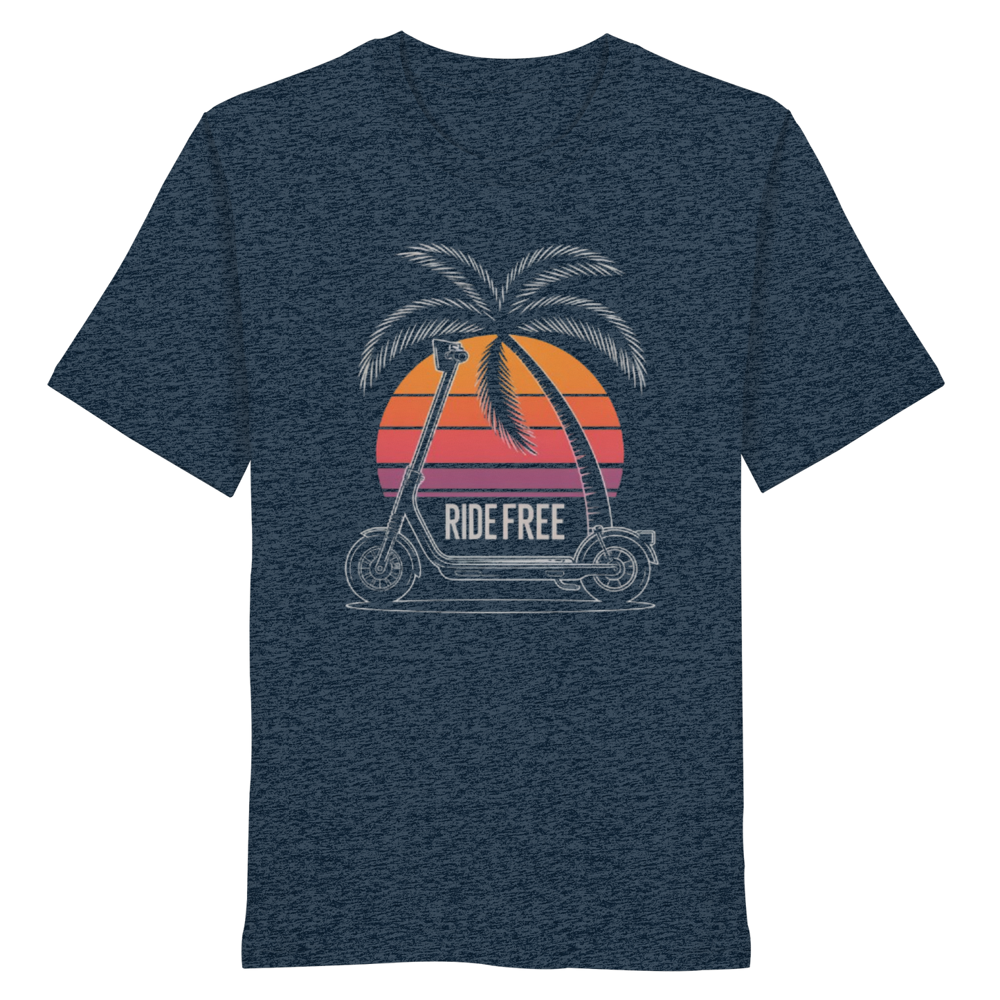 Ride Free Sunset and Palm - Organic Shirt