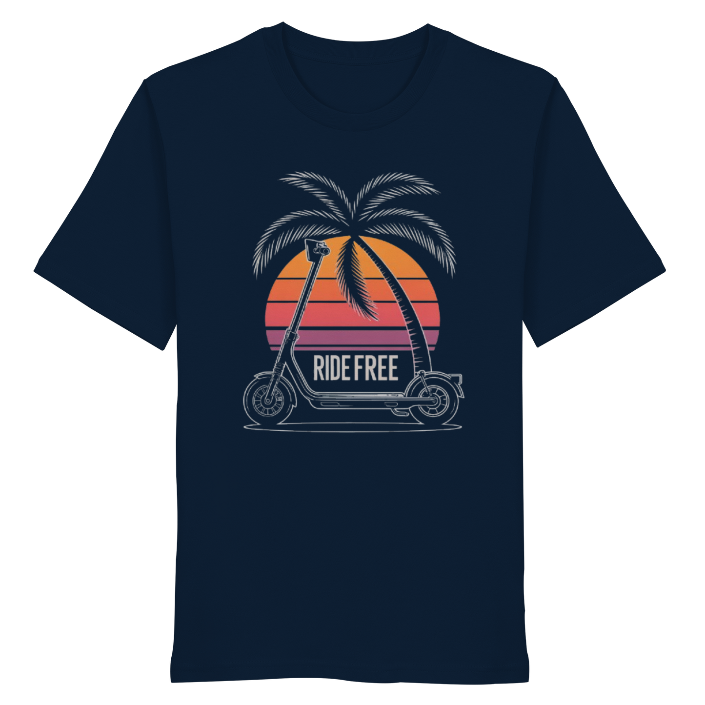 Ride Free Sunset and Palm - Organic Shirt