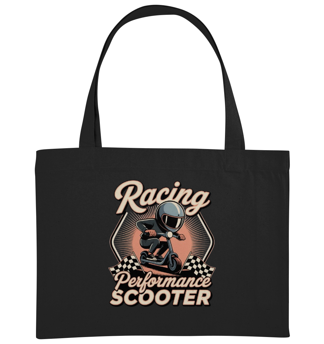 Racing Performance Scooter - Organic Shopping-Bag