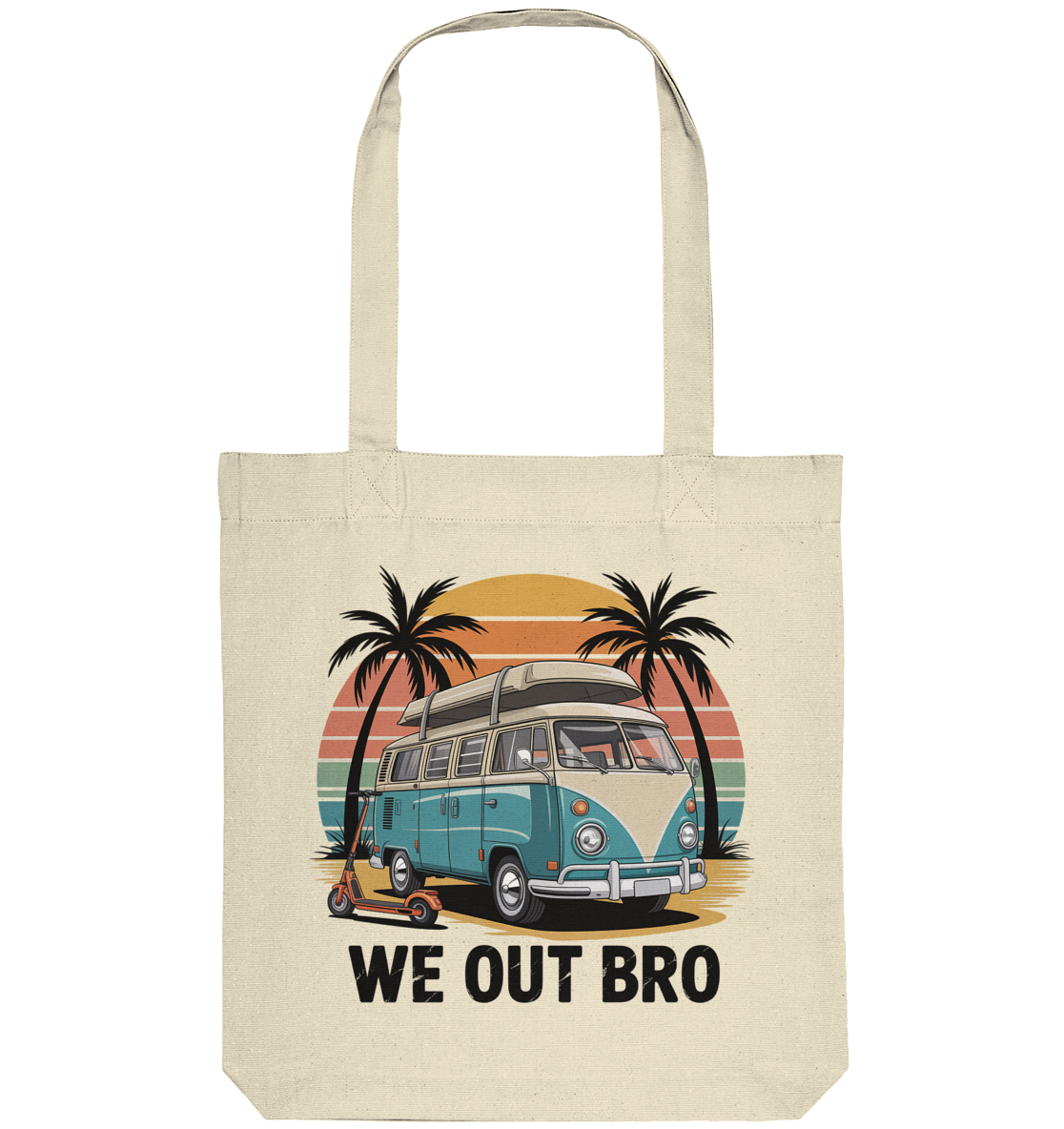 Vanlife We out Bro - Organic Tote-Bag