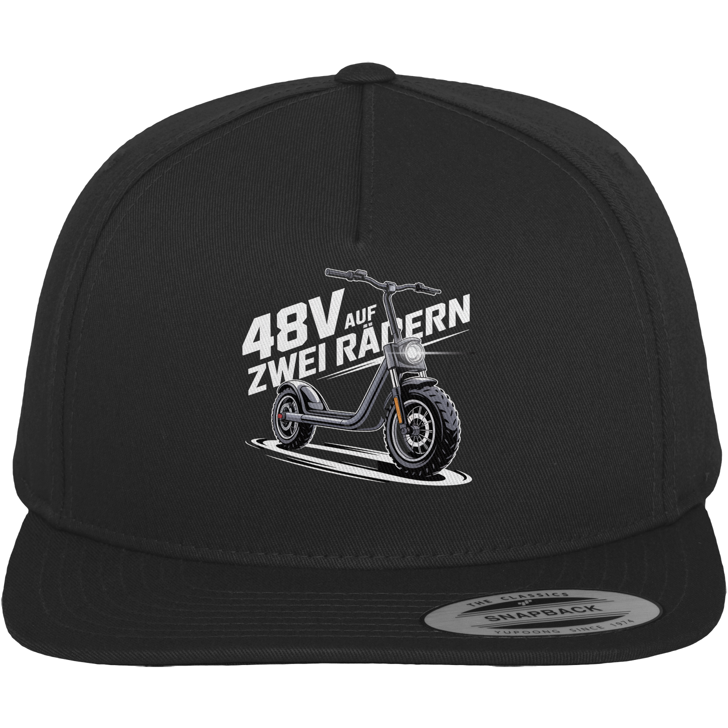 48 V auf zwei Rädern - Premium Snapback