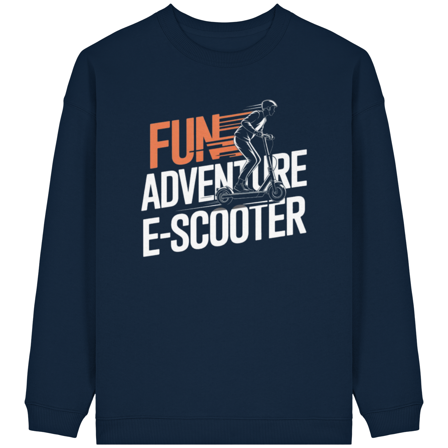 Fun Adventure E-Scooter - Womens Organic Oversized Sweatshirt