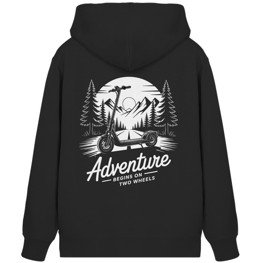 Adventure begins on two wheels - Organic Zipper