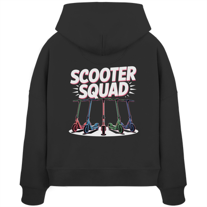 Scooter Squad - Womens Organic Boxcut Hoodie