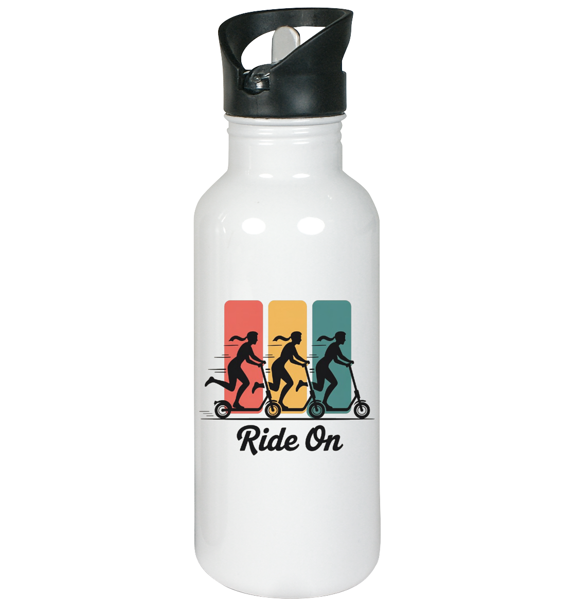 Ride on  - Edelstahl-Trinkflasche