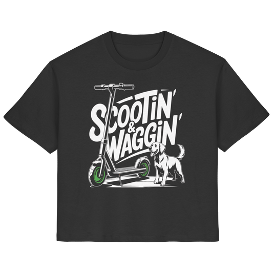 Scootin’ & Waggin’ - Ladies Organic Shirt