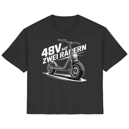 48 V auf zwei Rädern - Ladies Organic Shirt