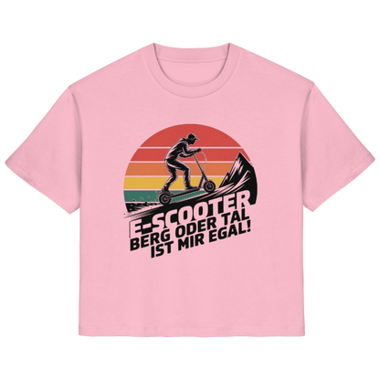 E-Scooter Berg oder Tal ist mir egal - Ladies Organic Shirt