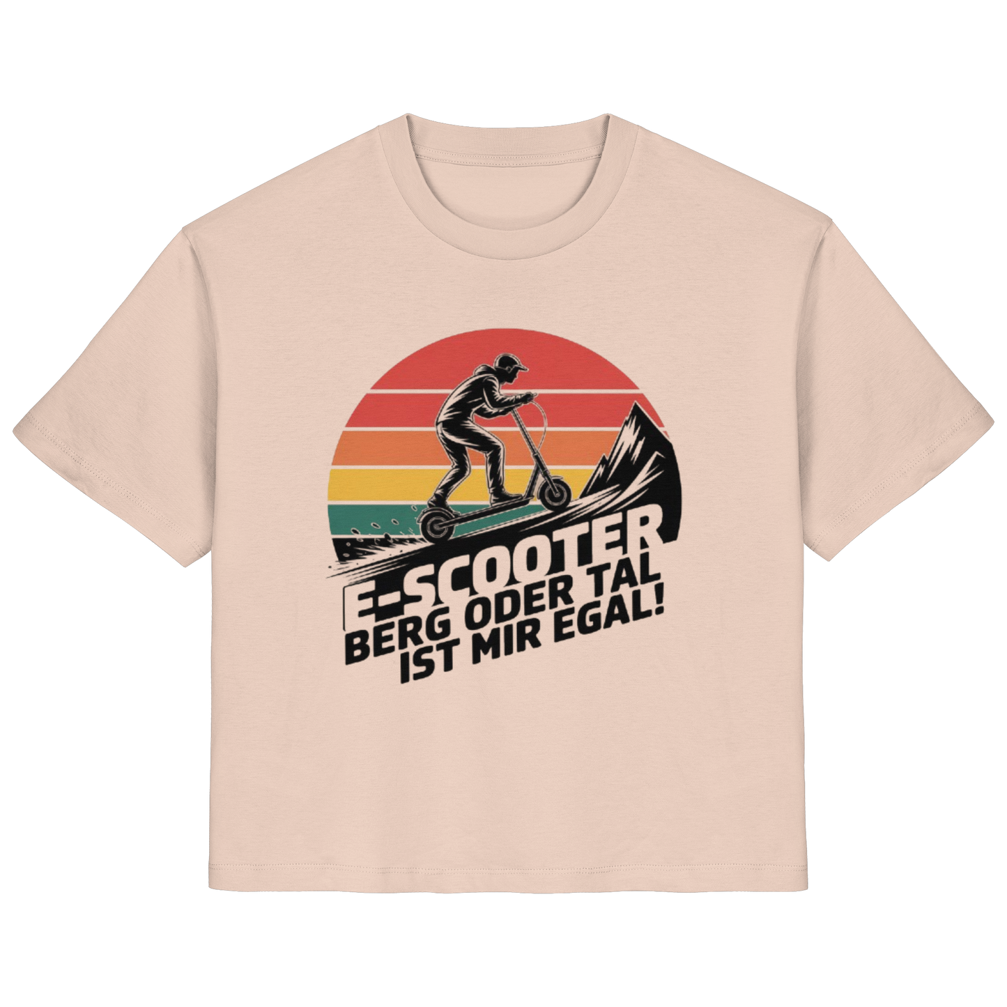 E-Scooter Berg oder Tal ist mir egal - Ladies Organic Shirt