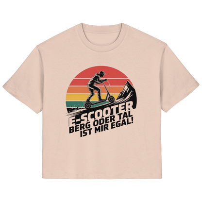 E-Scooter Berg oder Tal ist mir egal - Ladies Organic Shirt