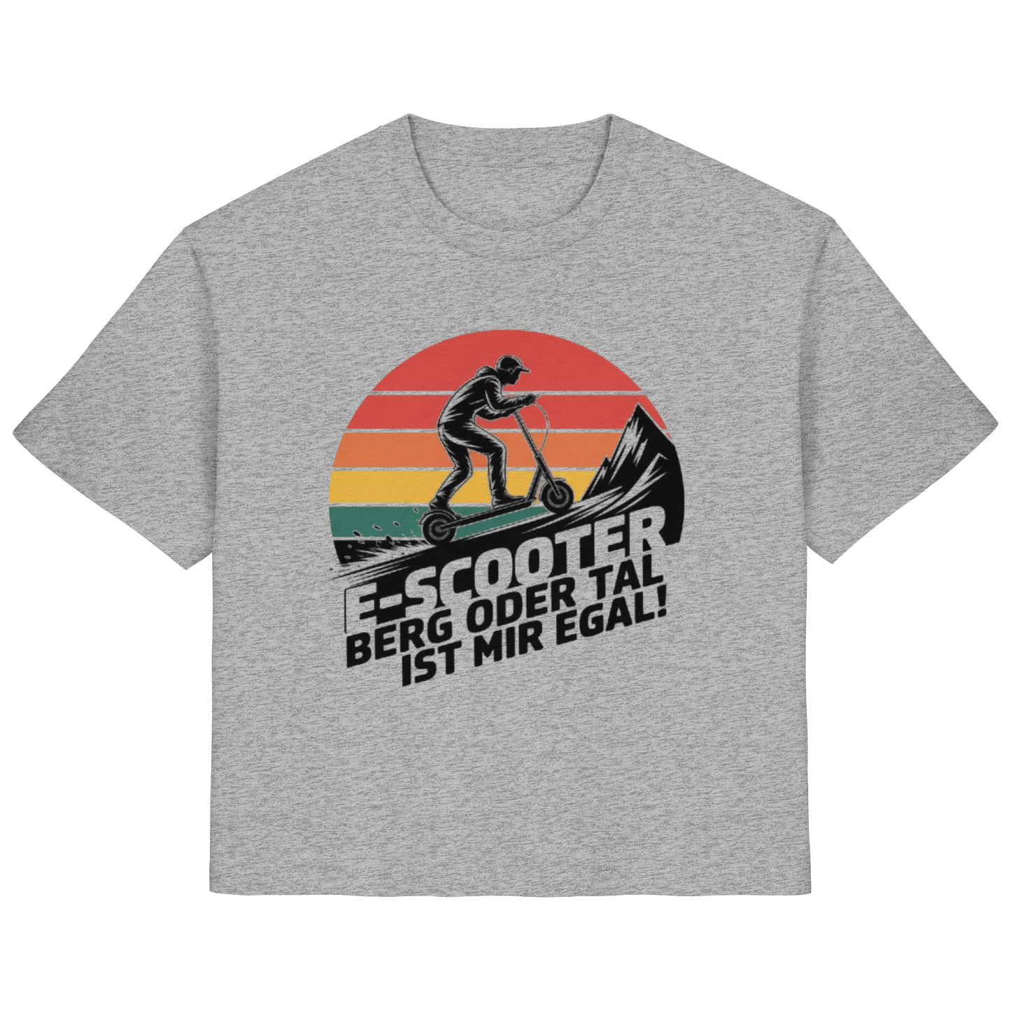 E-Scooter Berg oder Tal ist mir egal - Ladies Organic Shirt