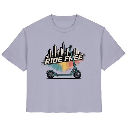 Ride free - Ladies Organic Shirt