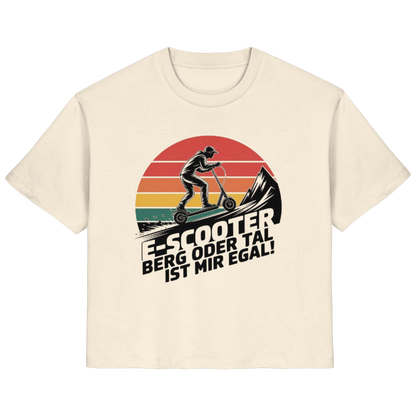 E-Scooter Berg oder Tal ist mir egal - Ladies Organic Shirt