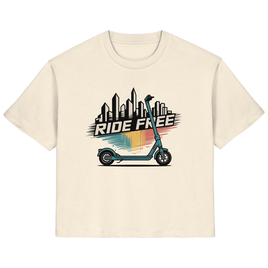 Ride free - Ladies Organic Shirt