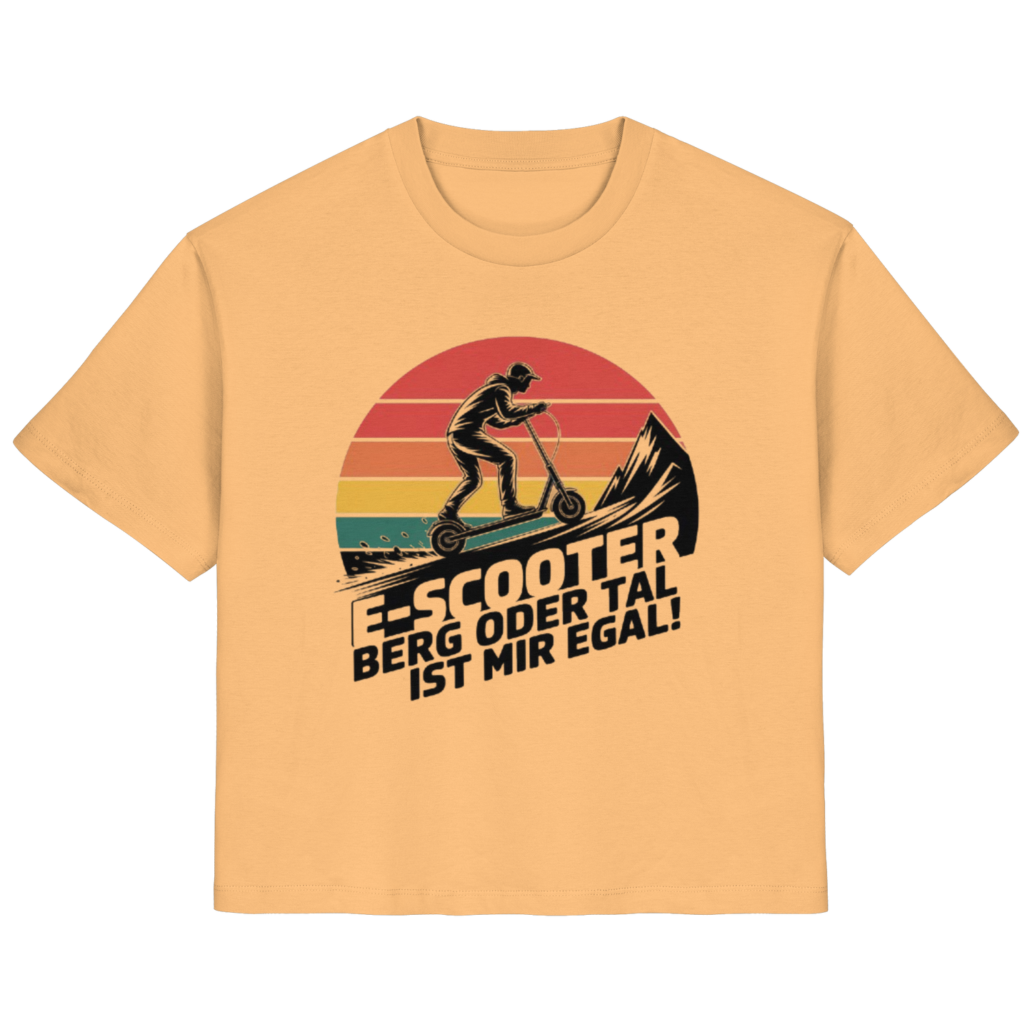 E-Scooter Berg oder Tal ist mir egal - Ladies Organic Shirt