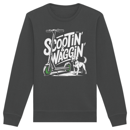 Scootin’ & Waggin’ - Organic Basic Unisex Sweatshirt