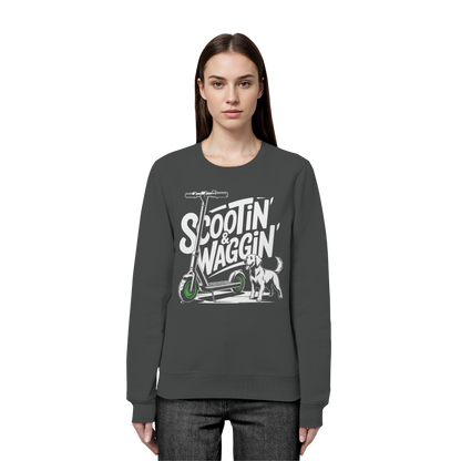 Scootin’ & Waggin’ - Organic Basic Unisex Sweatshirt