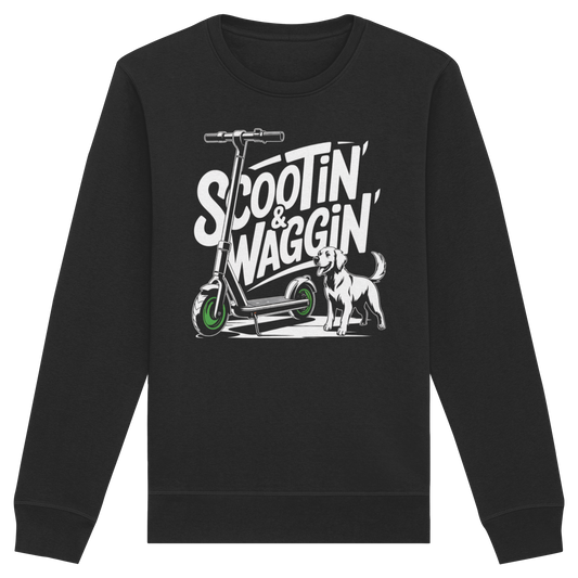 Scootin’ & Waggin’ - Organic Basic Unisex Sweatshirt