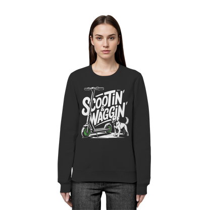 Scootin’ & Waggin’ - Organic Basic Unisex Sweatshirt