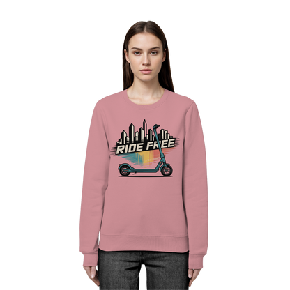 Ride free - Organic Basic Unisex Sweatshirt