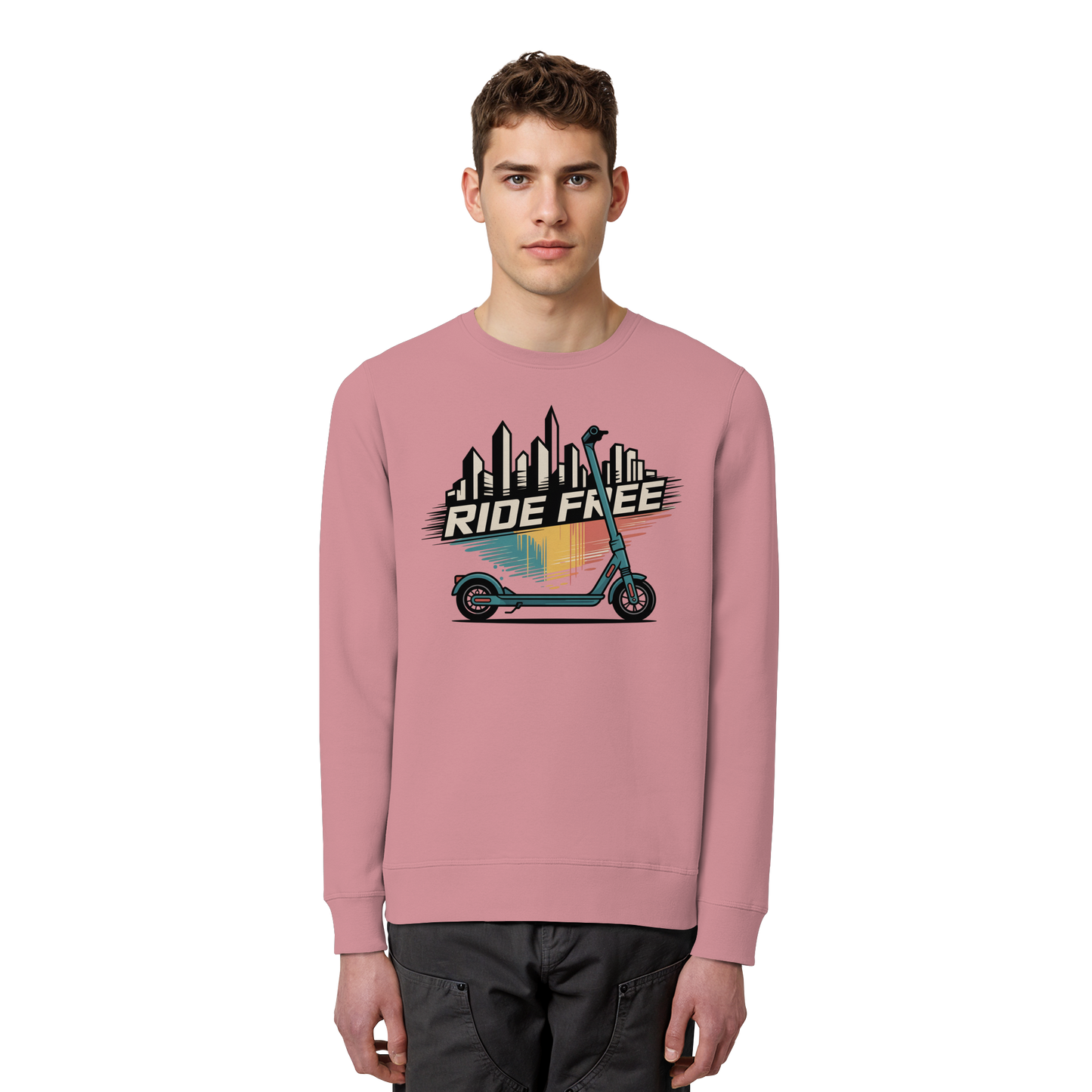 Ride free - Organic Basic Unisex Sweatshirt