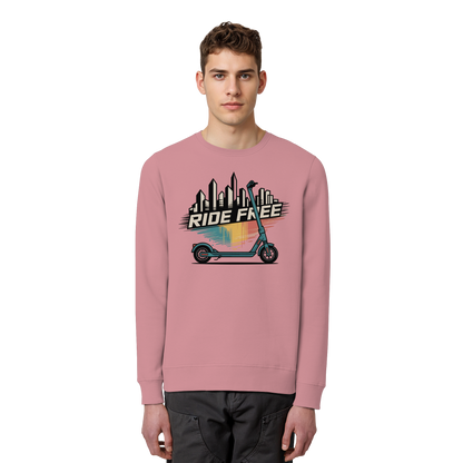Ride free - Organic Basic Unisex Sweatshirt