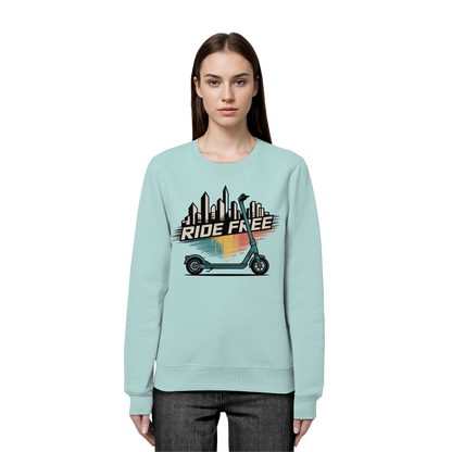 Ride free - Organic Basic Unisex Sweatshirt