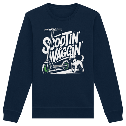 Scootin’ & Waggin’ - Organic Basic Unisex Sweatshirt
