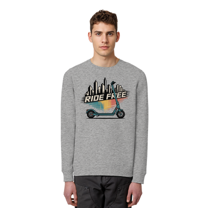 Ride free - Organic Basic Unisex Sweatshirt